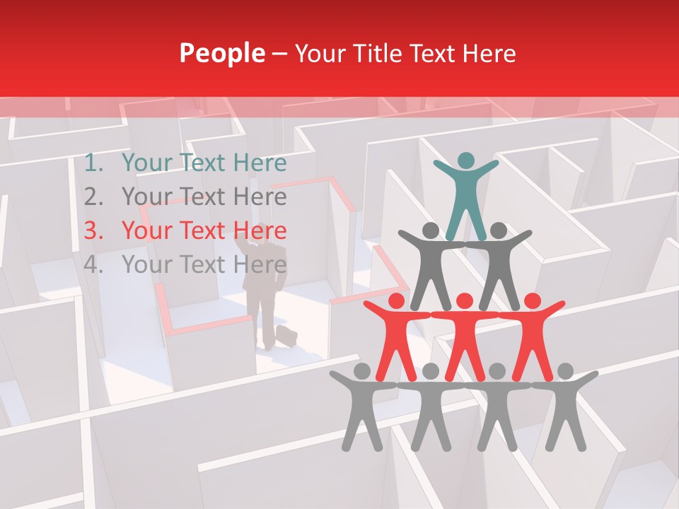 Nobody Reflection Sign PowerPoint Template