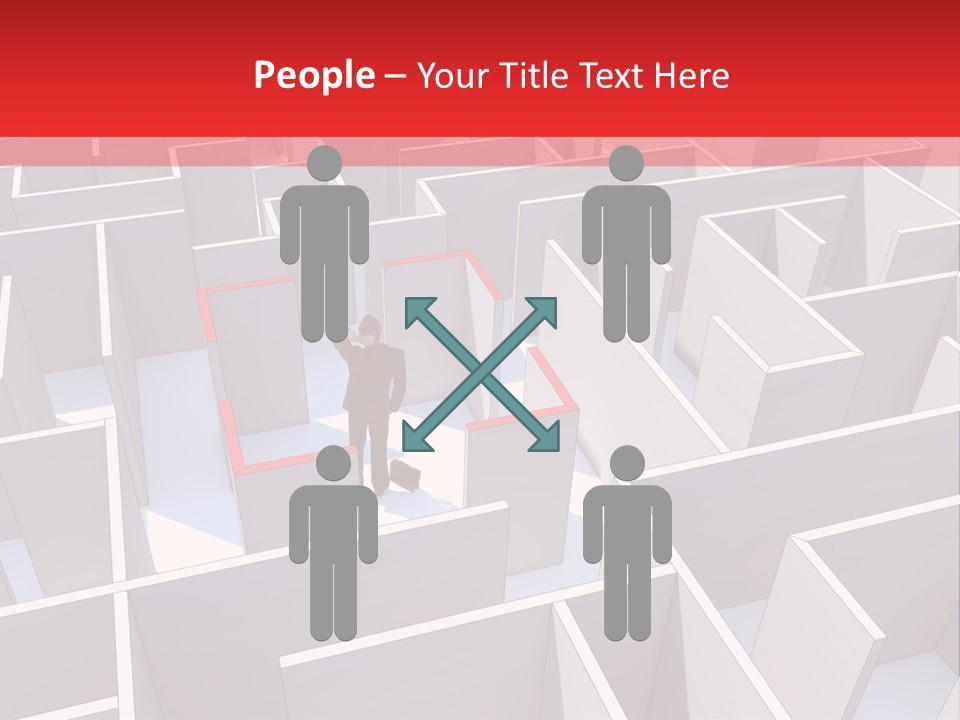 Nobody Reflection Sign PowerPoint Template