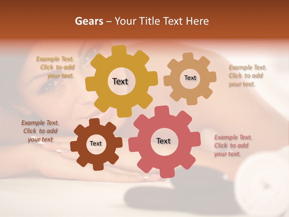 Spine Lovely Massage PowerPoint Template