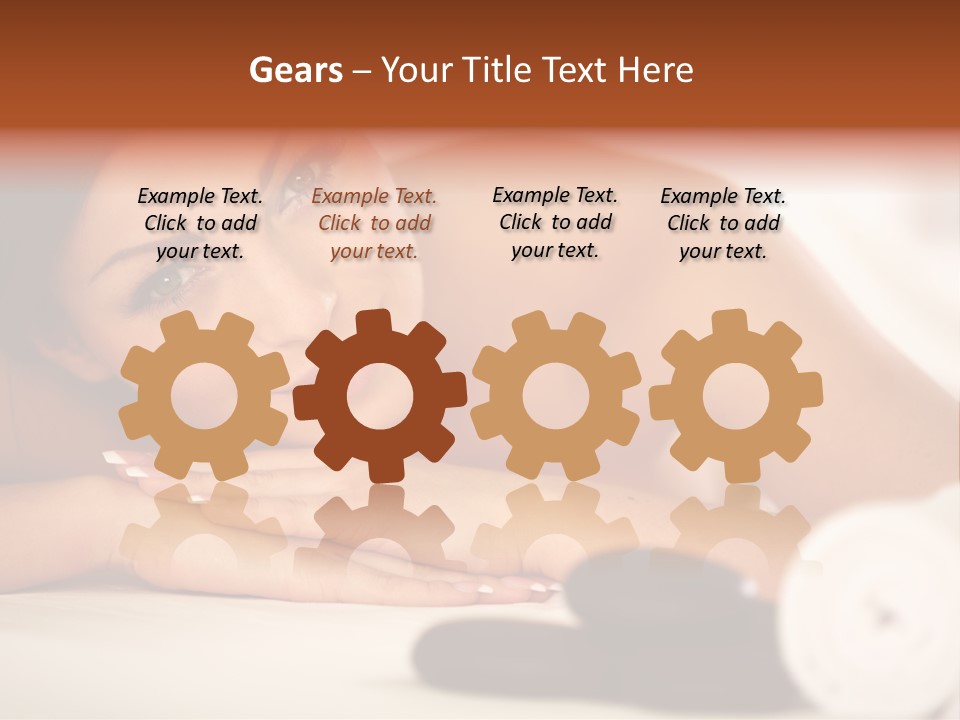 Spine Lovely Massage PowerPoint Template