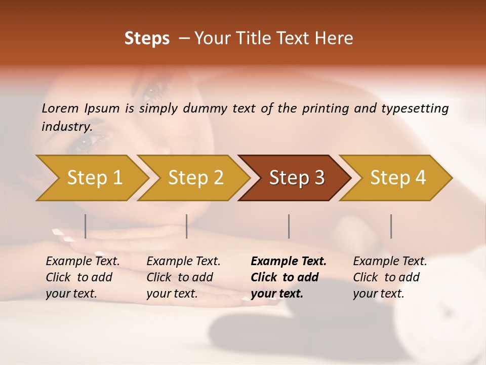 Spine Lovely Massage PowerPoint Template