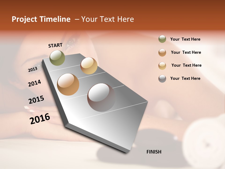 Spine Lovely Massage PowerPoint Template
