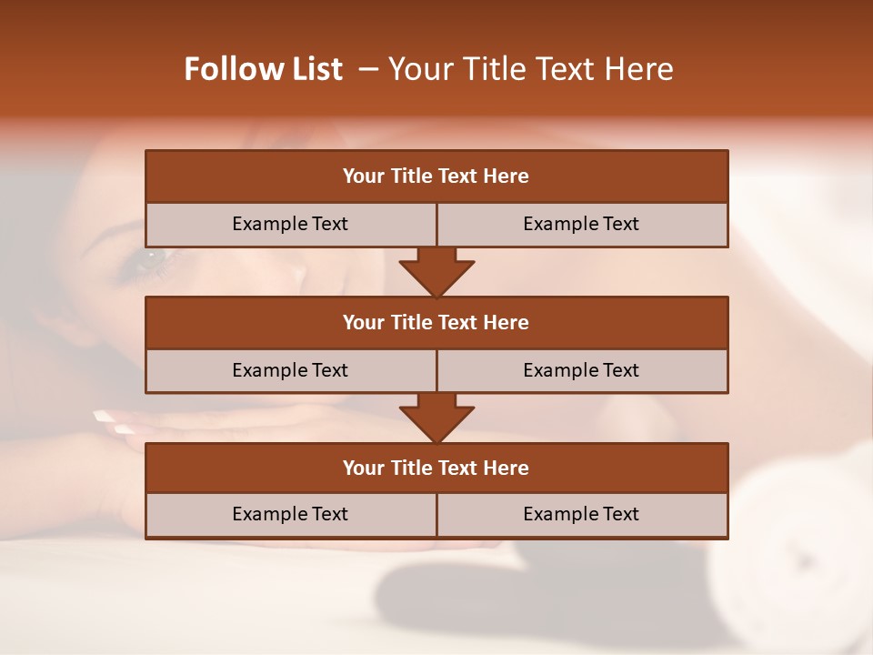 Spine Lovely Massage PowerPoint Template