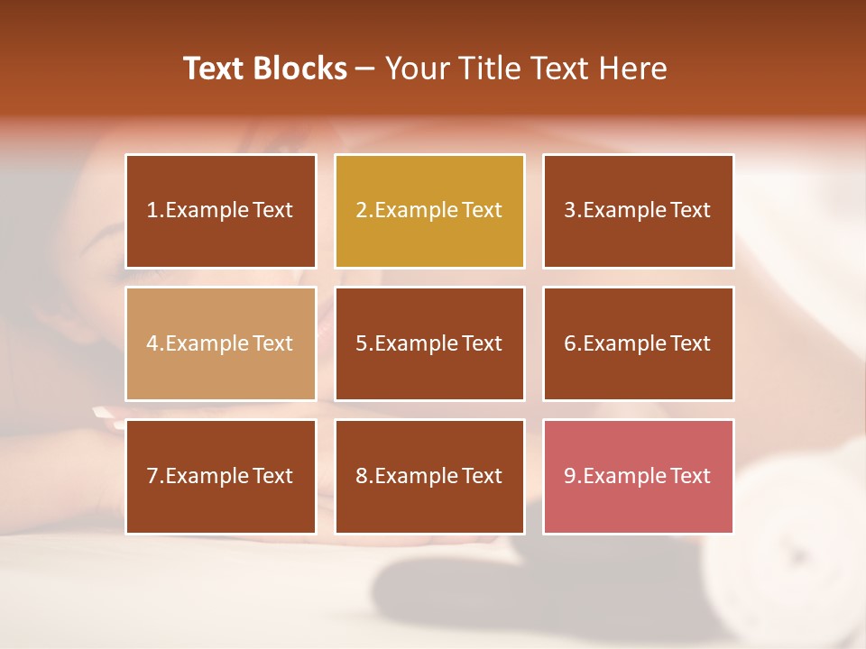 Spine Lovely Massage PowerPoint Template