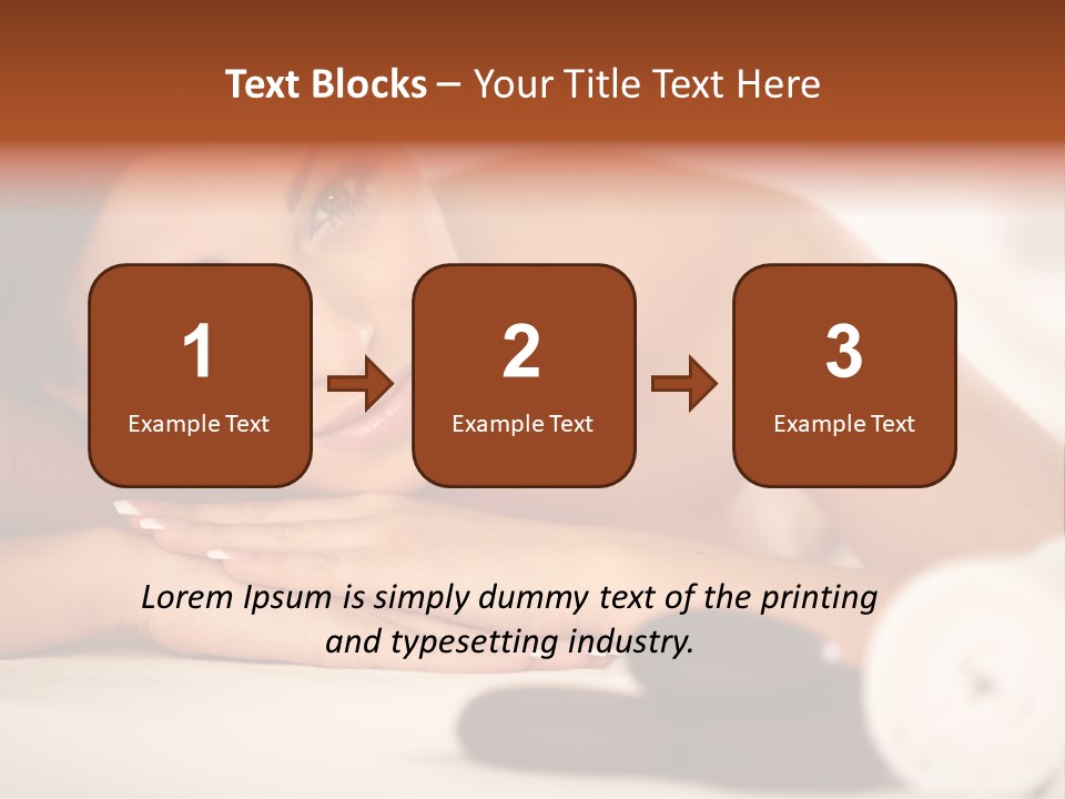 Spine Lovely Massage PowerPoint Template