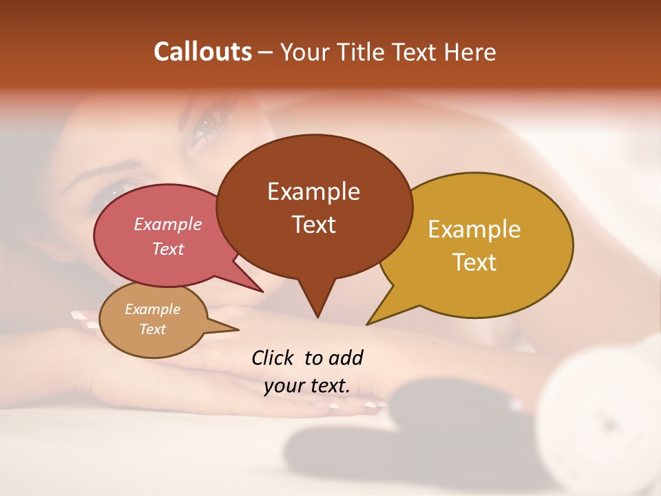 Spine Lovely Massage PowerPoint Template