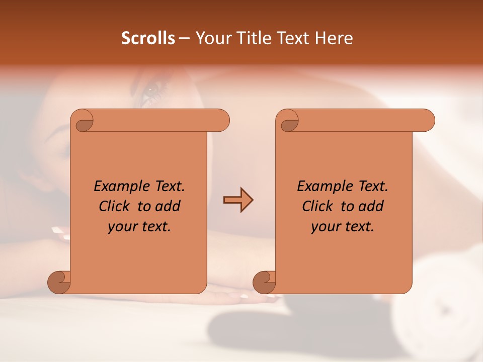 Spine Lovely Massage PowerPoint Template