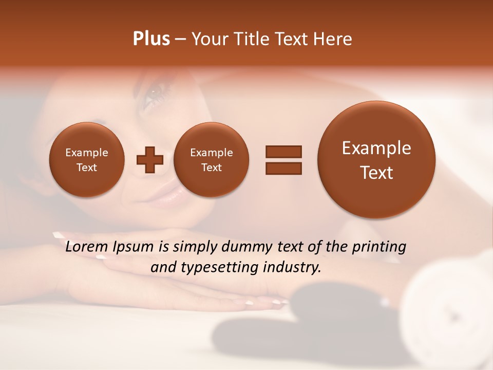 Spine Lovely Massage PowerPoint Template