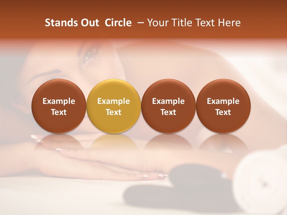 Spine Lovely Massage PowerPoint Template