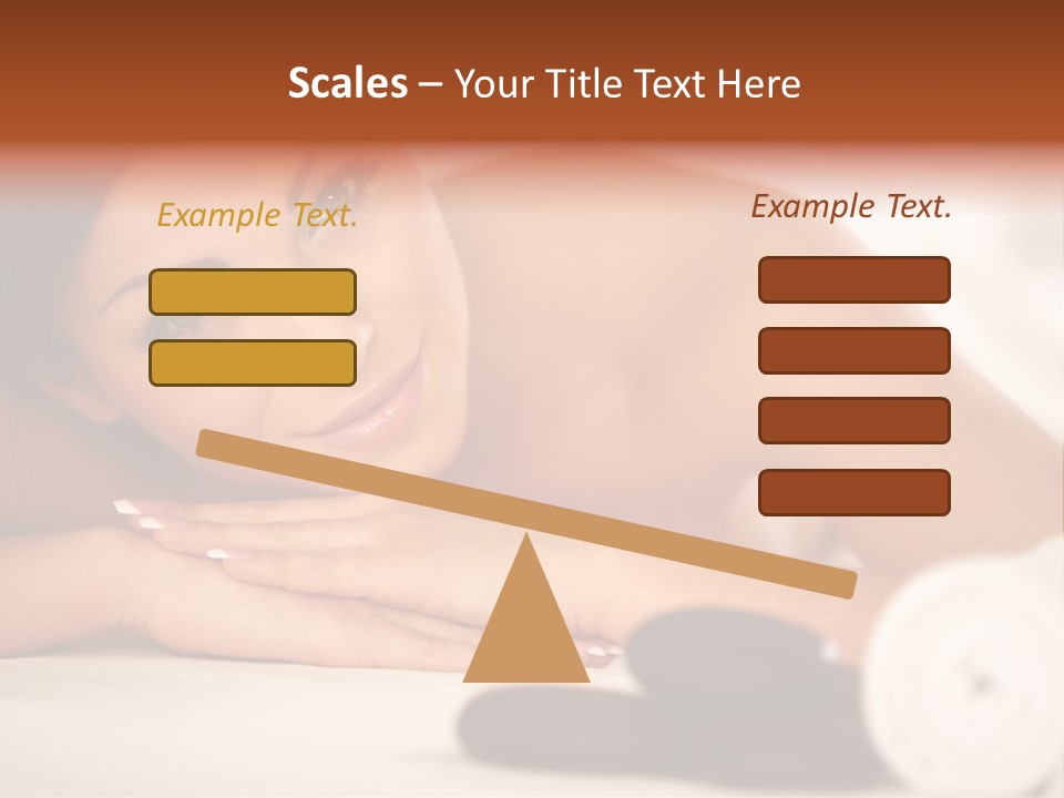 Spine Lovely Massage PowerPoint Template
