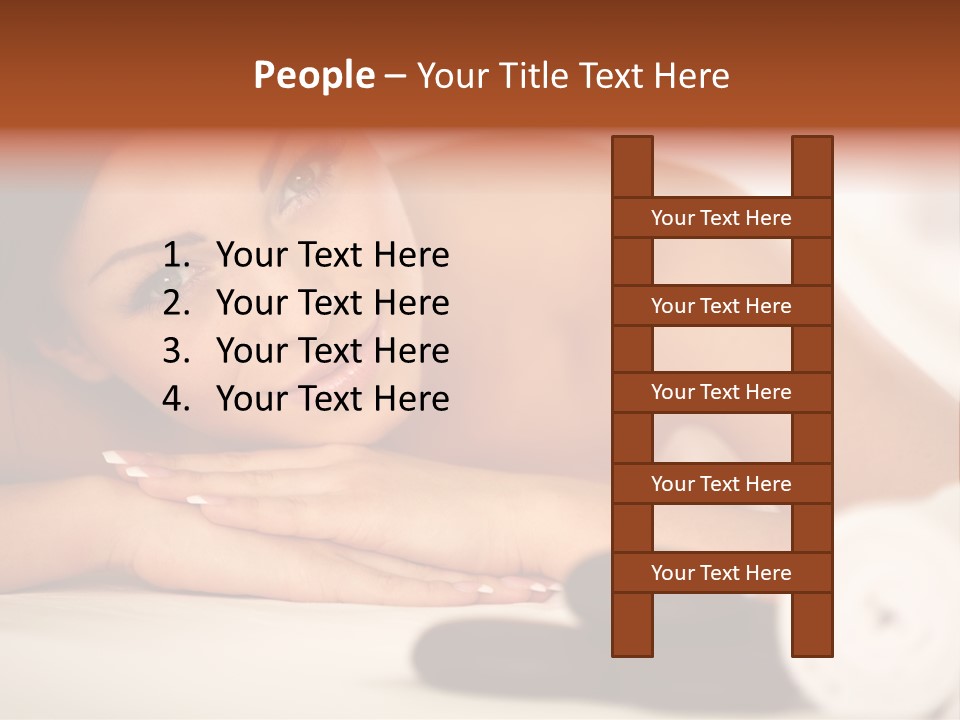Spine Lovely Massage PowerPoint Template
