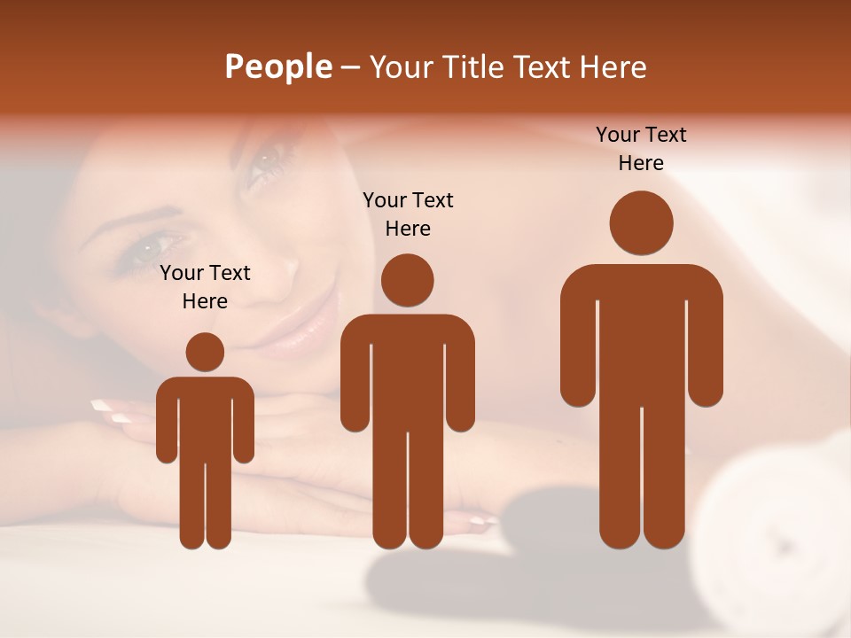 Spine Lovely Massage PowerPoint Template