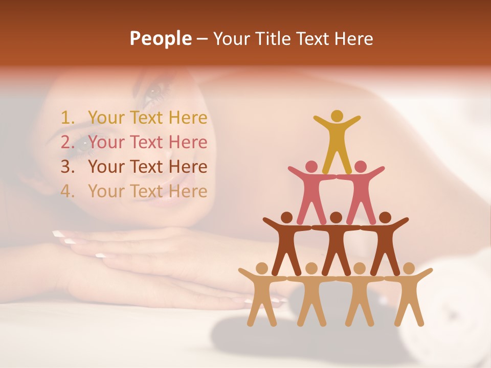 Spine Lovely Massage PowerPoint Template