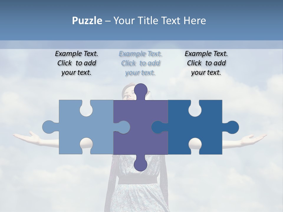 Caucasian Idea Nature PowerPoint Template