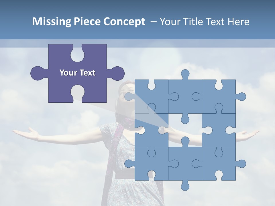 Caucasian Idea Nature PowerPoint Template