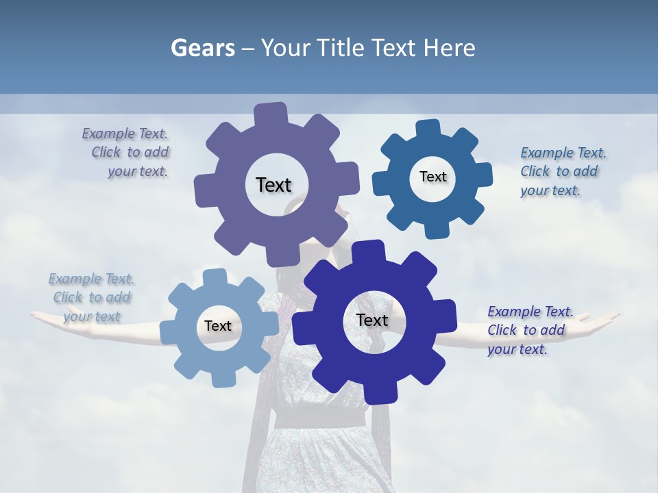 Caucasian Idea Nature PowerPoint Template