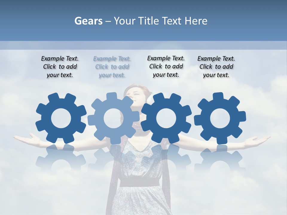 Caucasian Idea Nature PowerPoint Template