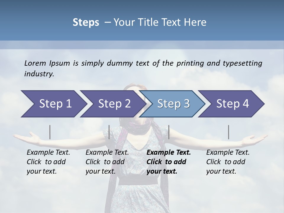 Caucasian Idea Nature PowerPoint Template