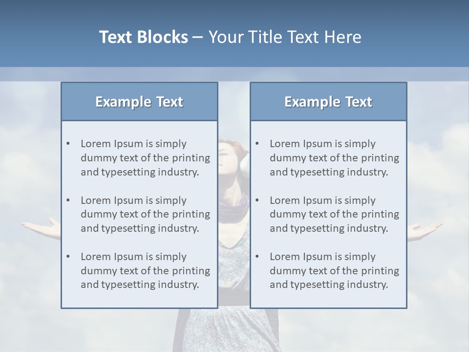 Caucasian Idea Nature PowerPoint Template