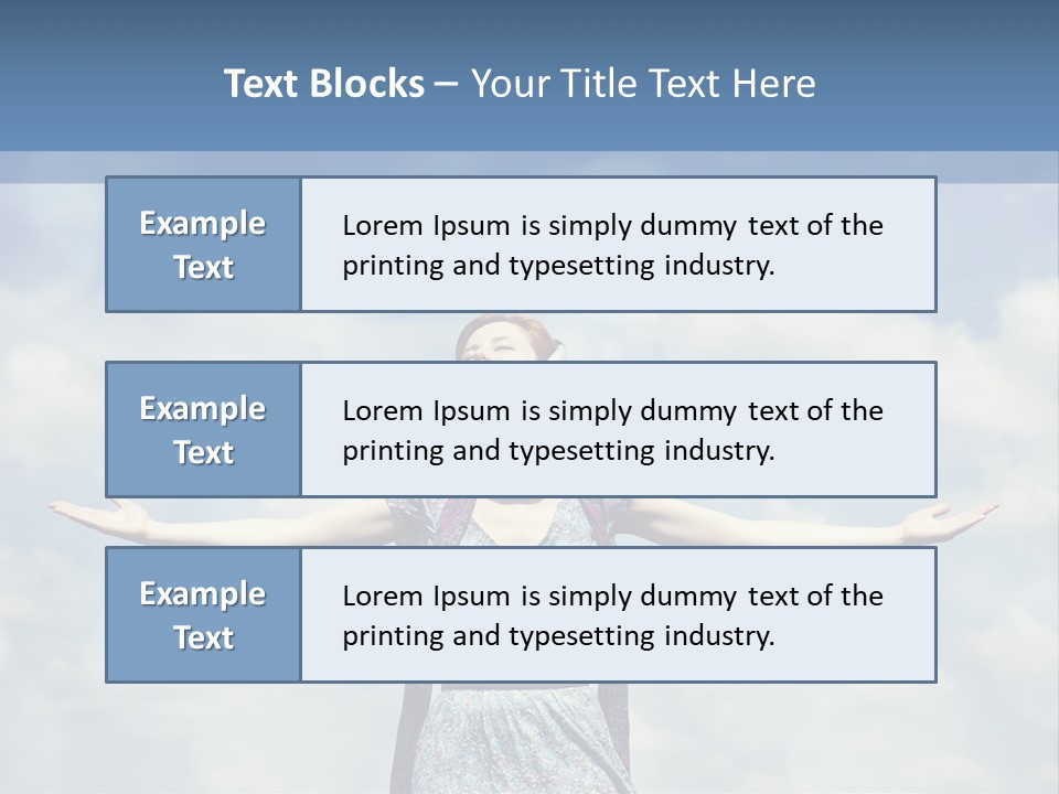 Caucasian Idea Nature PowerPoint Template
