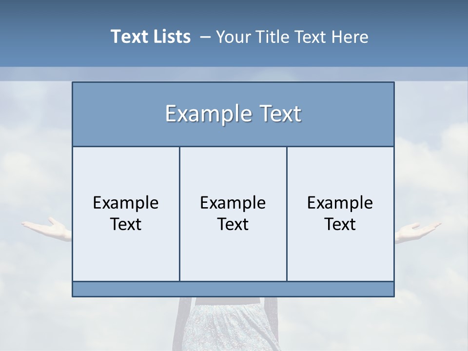 Caucasian Idea Nature PowerPoint Template