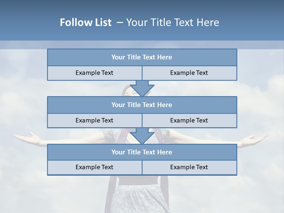 Caucasian Idea Nature PowerPoint Template