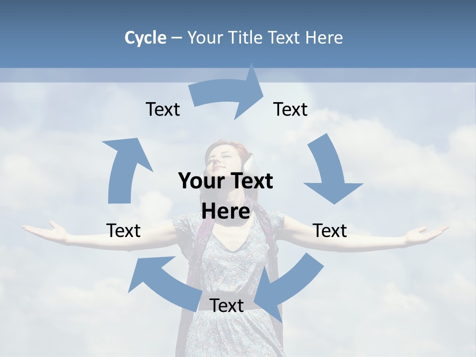 Caucasian Idea Nature PowerPoint Template
