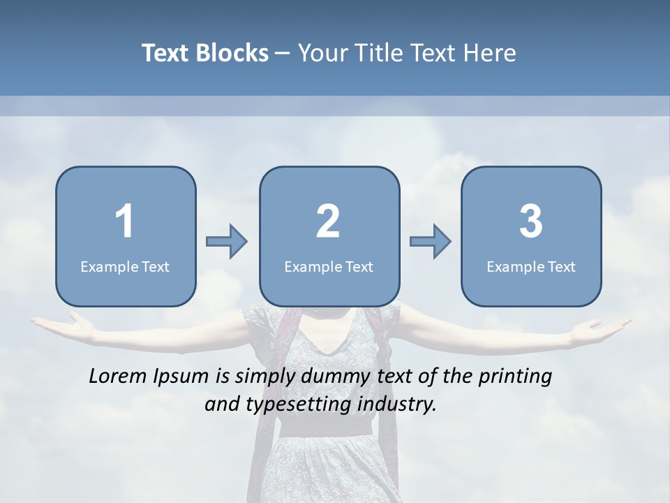 Caucasian Idea Nature PowerPoint Template