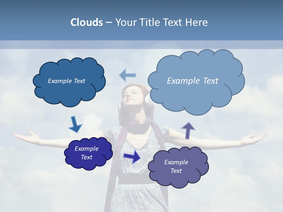 Caucasian Idea Nature PowerPoint Template
