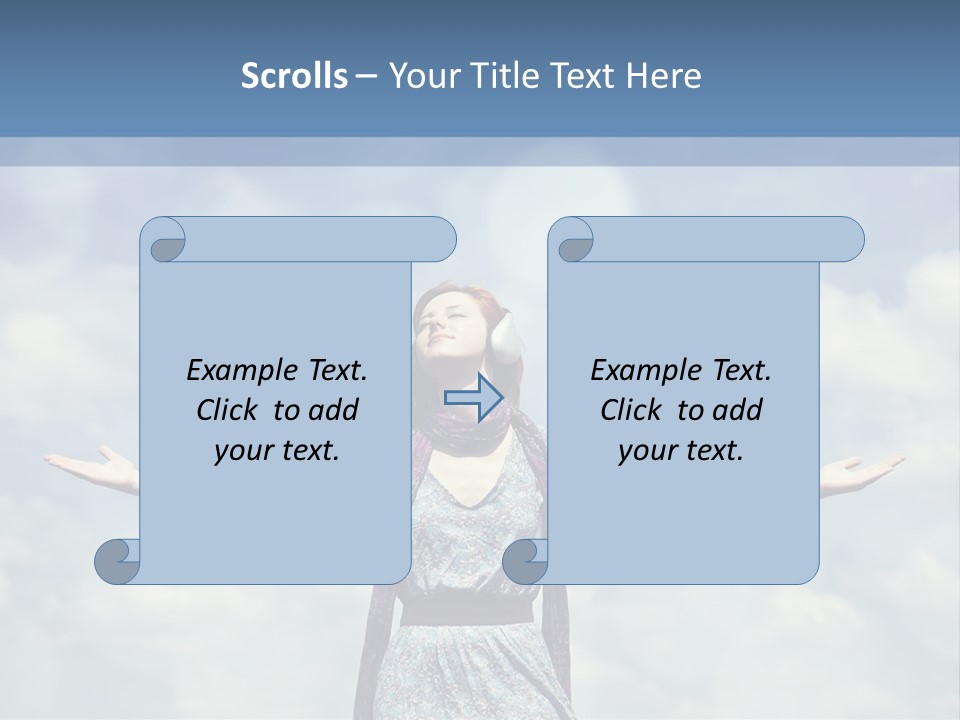 Caucasian Idea Nature PowerPoint Template