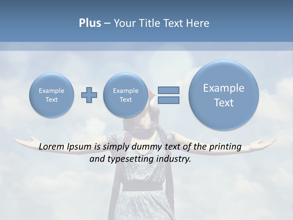 Caucasian Idea Nature PowerPoint Template