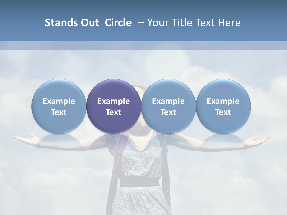 Caucasian Idea Nature PowerPoint Template