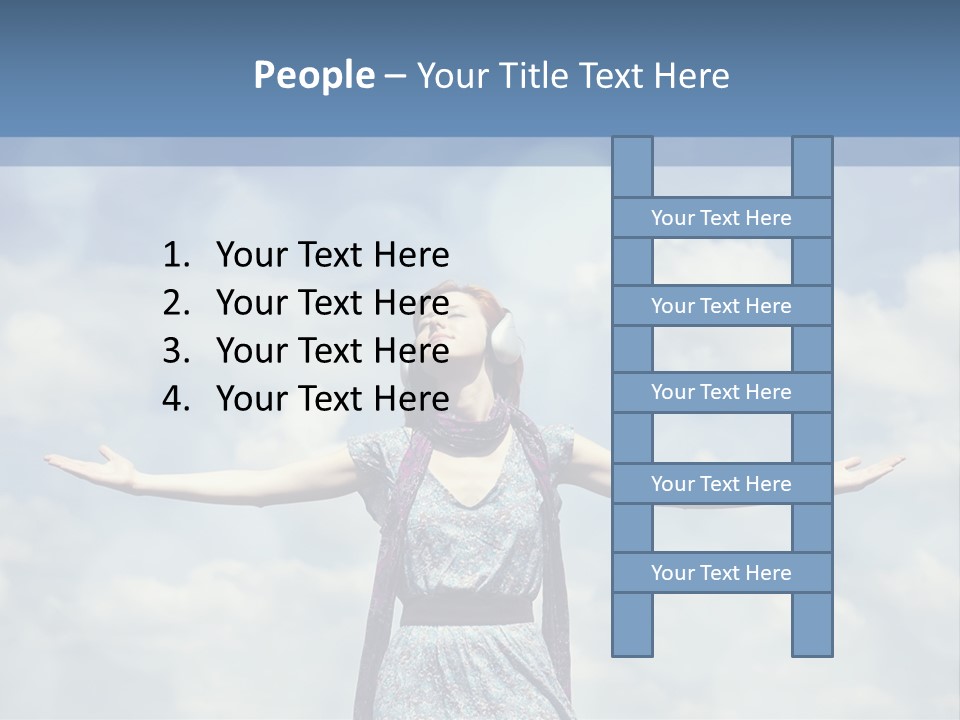 Caucasian Idea Nature PowerPoint Template