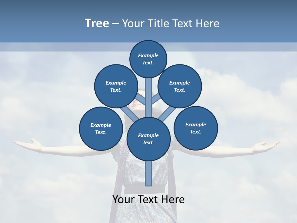 Caucasian Idea Nature PowerPoint Template