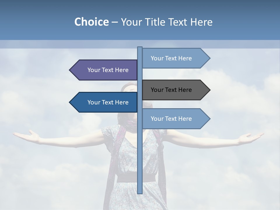 Caucasian Idea Nature PowerPoint Template