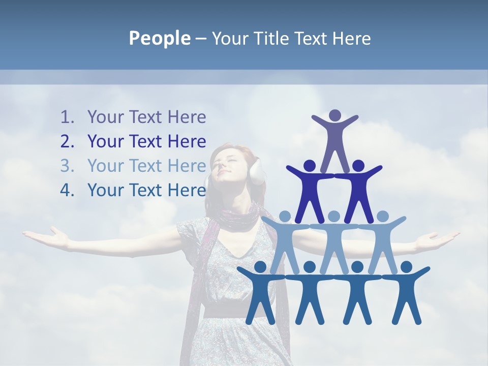 Caucasian Idea Nature PowerPoint Template