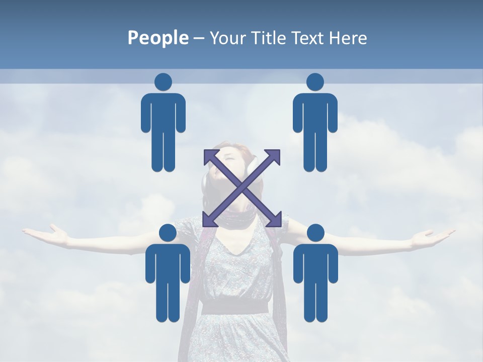 Caucasian Idea Nature PowerPoint Template