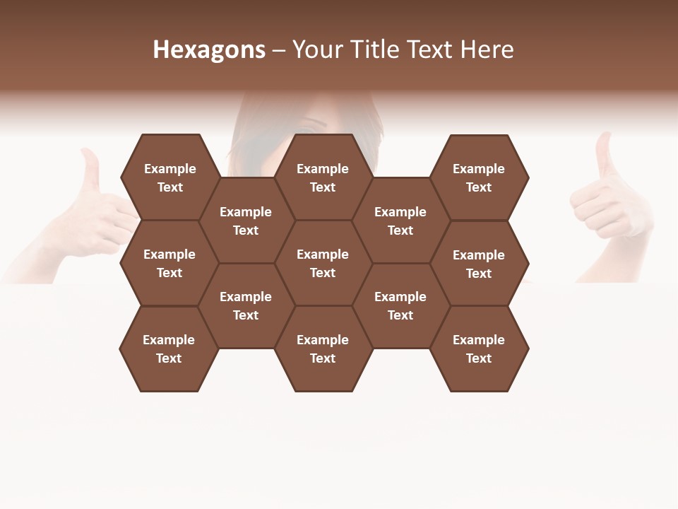 Woman Person Billboard PowerPoint Template