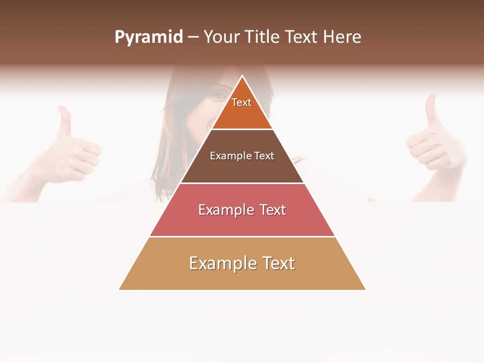 Woman Person Billboard PowerPoint Template