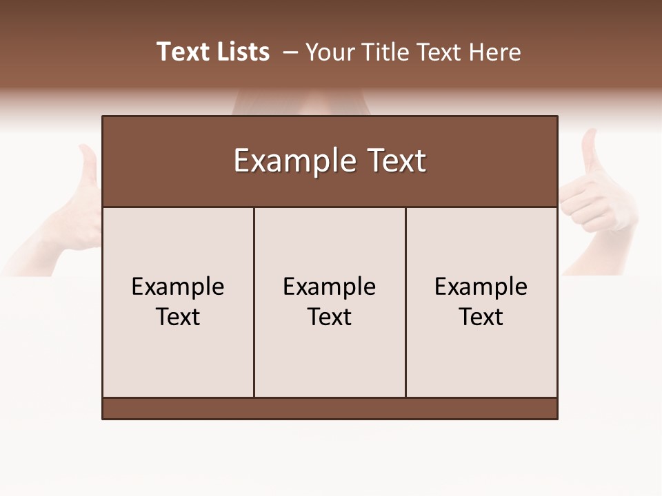 Woman Person Billboard PowerPoint Template