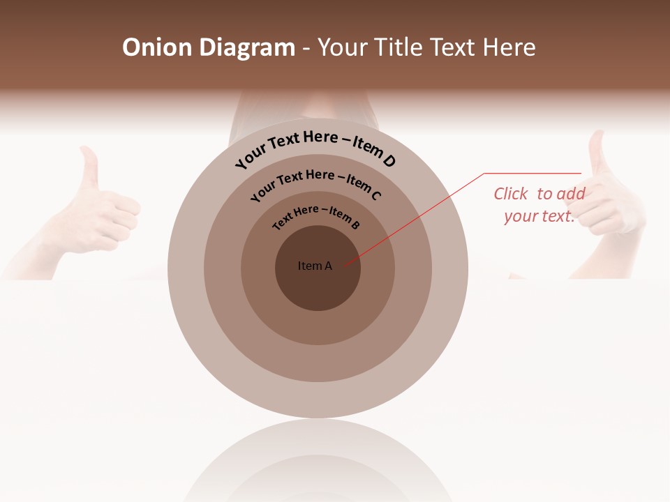 Woman Person Billboard PowerPoint Template