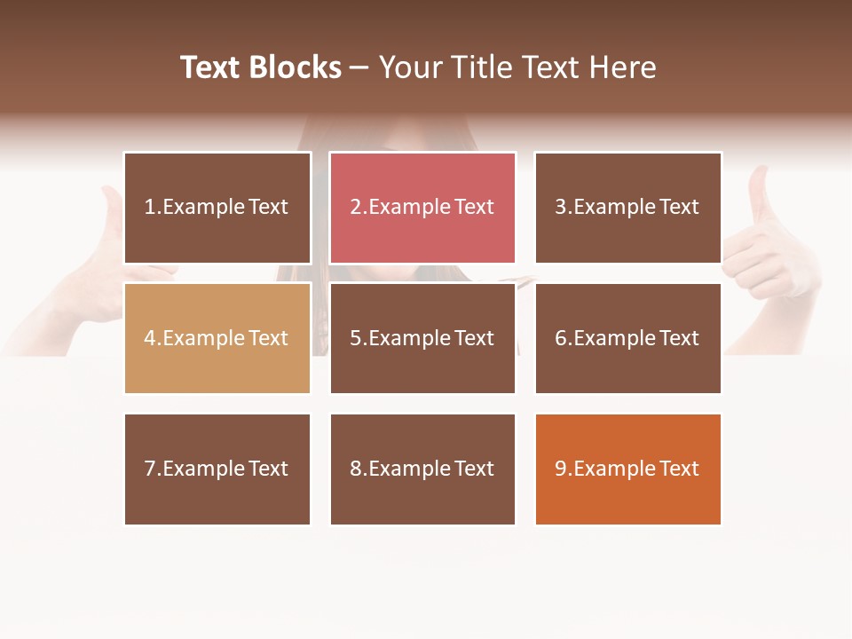 Woman Person Billboard PowerPoint Template