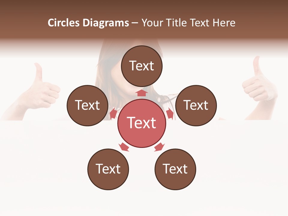 Woman Person Billboard PowerPoint Template