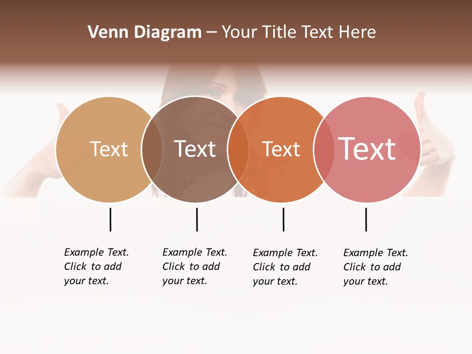 Woman Person Billboard PowerPoint Template