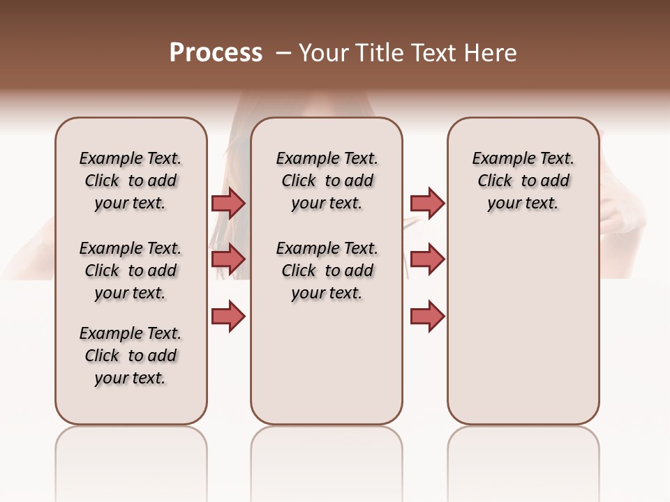 Woman Person Billboard PowerPoint Template