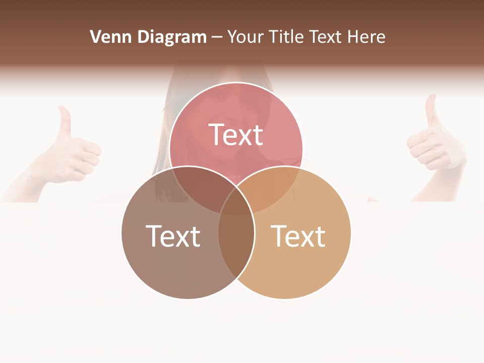 Woman Person Billboard PowerPoint Template