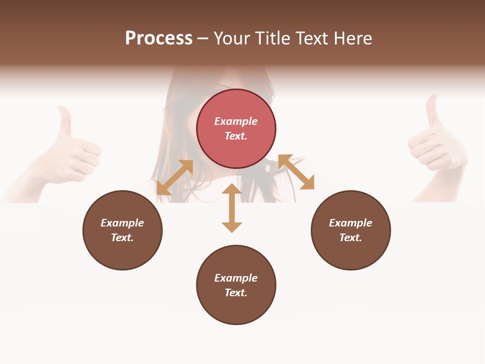 Woman Person Billboard PowerPoint Template