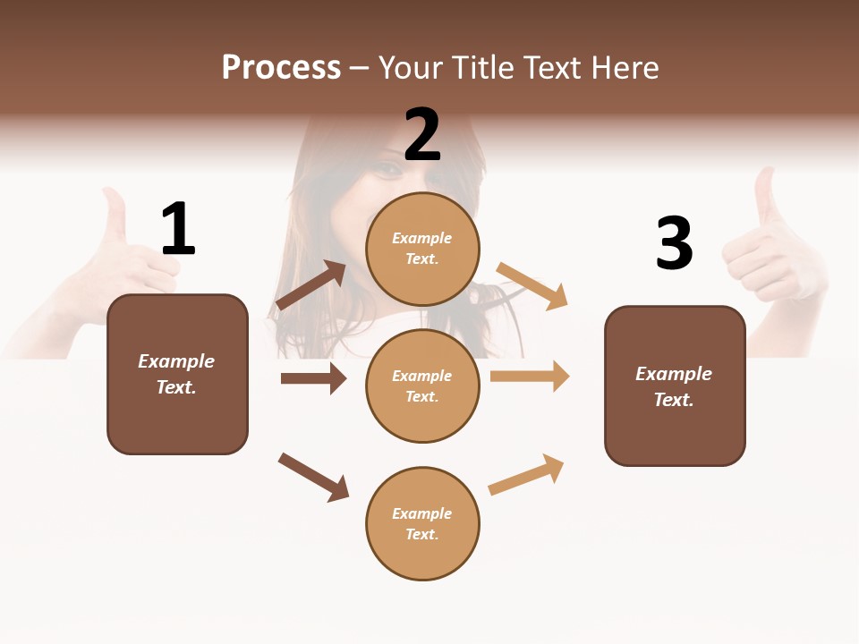 Woman Person Billboard PowerPoint Template