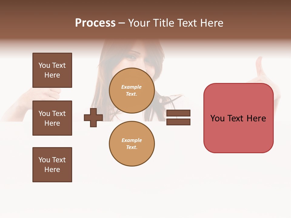 Woman Person Billboard PowerPoint Template