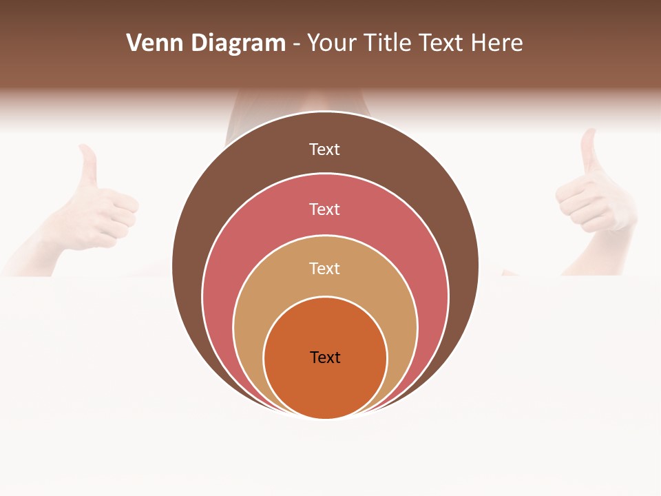 Woman Person Billboard PowerPoint Template